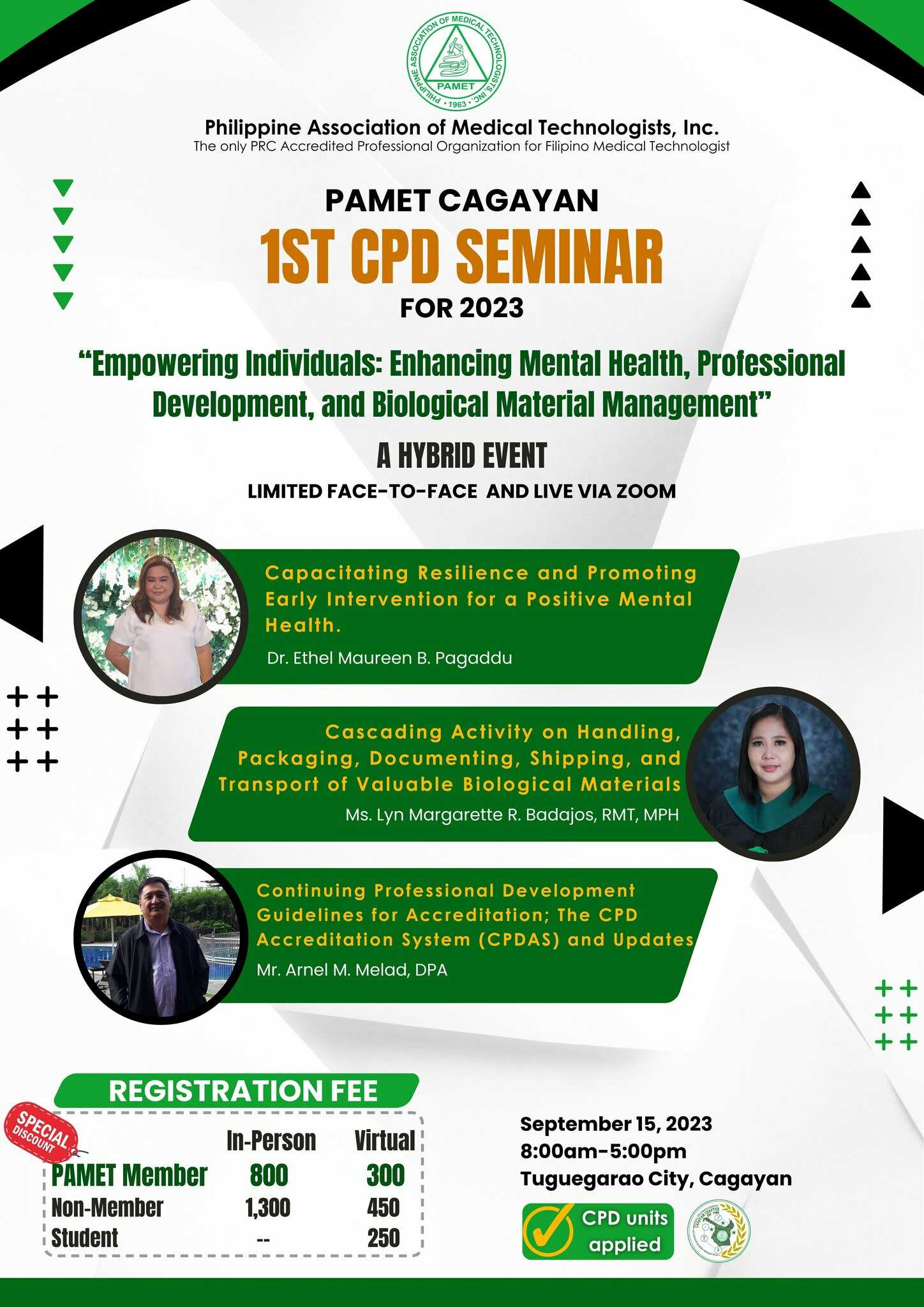 PAMET CAGAYAN 1st CPD SEMINAR for 2023